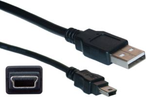 Kabel USB LogiLink USB-A - miniUSB 1.8 m Czarny (CU0018) 6