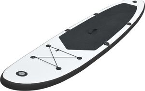 vidaXL Deska SUP z akcesoriami czarno-biała 330 x 72 x 10 cm 2