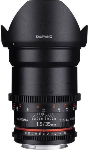 Obiektyw Samyang 35mm T1.5 AS UMC VDSLR CS Canon (F1312901101) 3