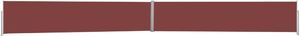 vidaXL Wysuwana markiza boczna na taras, 170x1200 cm, brązowa 1