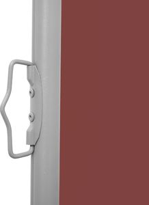 vidaXL Wysuwana markiza boczna na taras, 170x1200 cm, brązowa 5