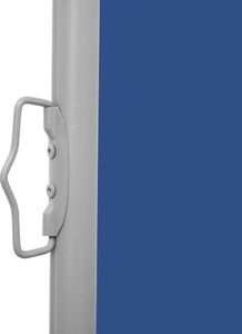 vidaXL Wysuwana markiza boczna na taras, 170x1200 cm, niebieska 5