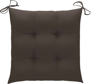 vidaXL Składane krzesła ogrodowe, 4 szt., poduszki, drewno akacjowe (3064586) 10