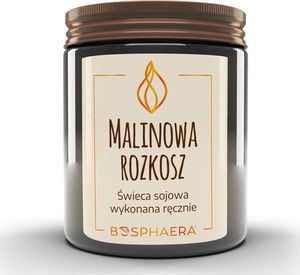 Bosphaera Sojowa świeca zapachowa Malinowa rozkosz 190 g 1