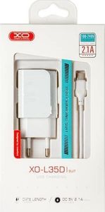 Ładowarka XO L35D 2x USB-A 2.1 A (8_2239916) 2