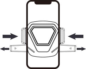 WK Design Uchwyt zaciskowy do samochodu WP-U82 4