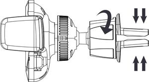 WK Design Uchwyt zaciskowy do samochodu WP-U82 5