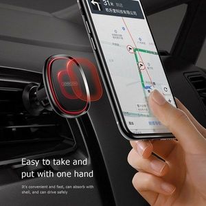 Joyroom Uchwyt samochodowy magnetyczny na kratkę wentylacyjną / nawiewu JOYROOM Magic Series Magnetic Car Holder Air Outlet Vent Bracket (JR-ZS205) czarny 5