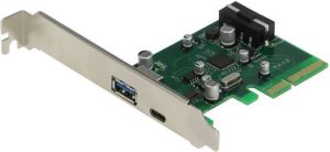 Kontroler Sedna PCIe 2.0 x4 - USB 3.2 Gen 2 + USB-C (SE-PCIE-USB31-2-1A1C-AS) 1