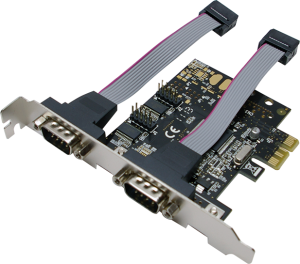 Kontroler LogiLink PCIe x1 - 2x Port szeregowy (PC0031) 1