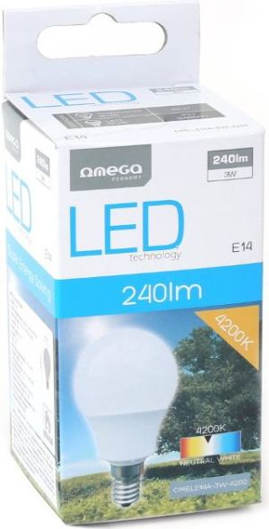 Omega LED BULB COMFORT 4200K E14 240 3W (42374) 2