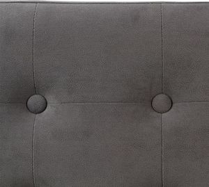 Atmosphera Pufa pikowana Adaline Grey 76x38 cm 4