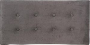 Atmosphera Pufa pikowana Adaline Grey 76x38 cm 5