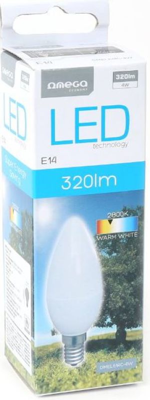 Omega LED BULB ECO 2800K E14 4W CANDLE (42956) 2