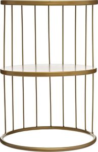 Atmosphera Złoty stolik kawowy Kobu 3