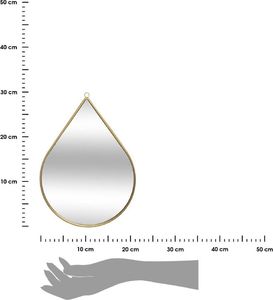 Atmosphera Lustro ścienne w kształcie kropli 2
