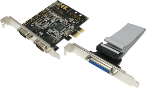 Kontroler LogiLink PCIe x1 - 2x Port szeregowy + 1x Port równoległy (PC0033) 1