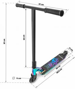 Hulajnoga Soke XTR Street Tęczowy (1620) 12