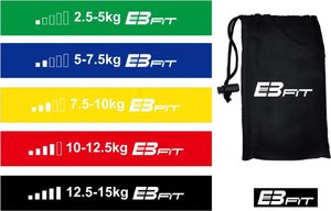 Eb Fit Mini Band różne poziomy oporu w zestawie wielokolorowy 5 szt. 2