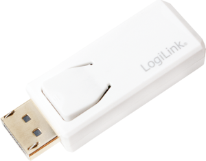 Adapter AV LogiLink DisplayPort - HDMI biały (CV0100) 1