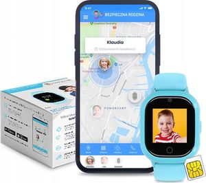 Smartwatch Bezpieczna Rodzina GJD.06 + Pakiet 12 miesięcy subskrypcji Niebieski 2