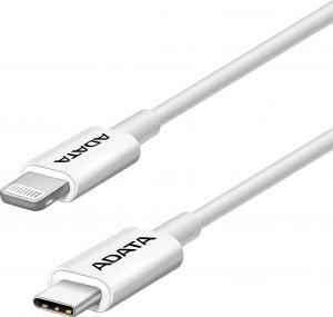 Kabel USB ADATA USB-C - Lightning 1 m Biały (AMFICPL-1M-CWH) 2