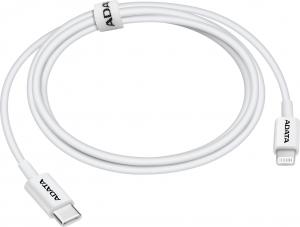 Kabel USB ADATA USB-C - Lightning 1 m Biały (AMFICPL-1M-CWH) 3
