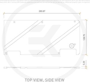 EKWB EKWB Quantum Vector StrixRTX 3070/80/90 Backp - Nickel 3
