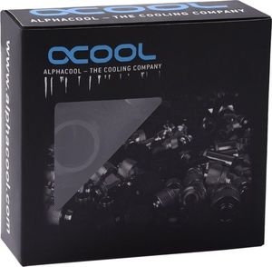 Alphacool Alphacool Eiszapfen PRO 16mm HardTube Fitting G1 / 4 - Deep Black Sixpack, connection 5