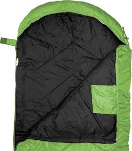 SportVida ŚPIWÓR KOŁDRA Z KAPTUREM 200g/m2 HOLLOW FIBRE + BAWEŁNA 9