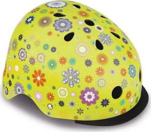 Globber Kask dziecięcy Globber Elite Lights 507-106 Lime Green-Flower Uniwersalny 3