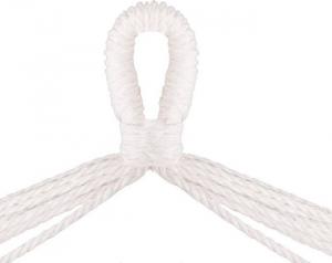 Springos Hamak brazylijski z poduszkami, fotel wiszący 130x100cm kolorowe pasy 2