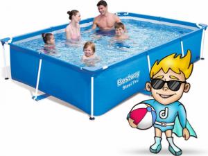 Bestway Basen stelażowy Steel Pro 259x170cm 15w1 (56403) 2