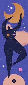 Moonholi Mata do jogi podróżna Moonholi Cosmic Girl Travel 1