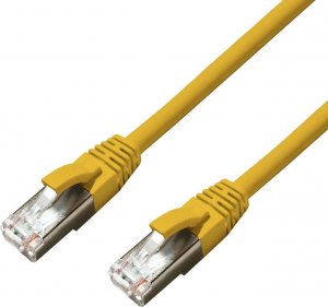 MicroConnect CAT6A S/FTP 10m Yellow LSZH 1