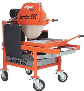 Norton Clipper NORTON CLIPPER JUMBO 651 1.30.3 PIŁA PILARKA PRZECINARKA MURARSKA STOŁOWA STOLIKOWA DO KAMIENIA PUSTAKÓW BLOKÓW BUDOWLANA 650mm 2.2KW 230V 2