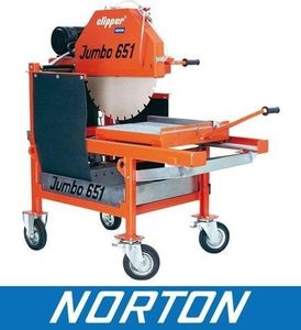 Norton Clipper NORTON CLIPPER JUMBO 651 1.30.3 PIŁA PILARKA PRZECINARKA MURARSKA STOŁOWA STOLIKOWA DO KAMIENIA PUSTAKÓW BLOKÓW BUDOWLANA 650mm 2.2KW 230V 21