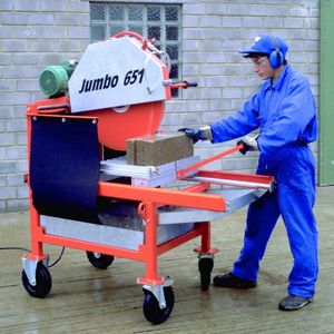 Norton Clipper NORTON CLIPPER JUMBO 651 1.30.3 PIŁA PILARKA PRZECINARKA MURARSKA STOŁOWA STOLIKOWA DO KAMIENIA PUSTAKÓW BLOKÓW BUDOWLANA 650mm 2.2KW 230V 5