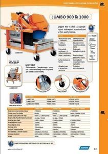 Norton Clipper NORTON CLIPPER JUMBO CM 1000 P13 EASY START PIŁA PILARKA PRZECINARKA MURARSKA SPALINOWA HONDA GX390 STOŁOWA STOLIKOWA DO KAMIENIA PUSTAKÓW BLOKÓW BUDOWLANA 1000mm 23