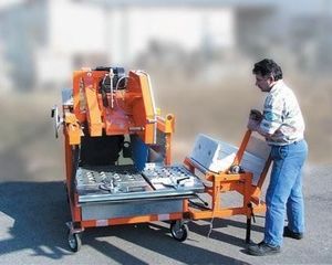 Norton Clipper NORTON CLIPPER JUMBO CM 1000 P13 EASY START PIŁA PILARKA PRZECINARKA MURARSKA SPALINOWA HONDA GX390 STOŁOWA STOLIKOWA DO KAMIENIA PUSTAKÓW BLOKÓW BUDOWLANA 1000mm 10