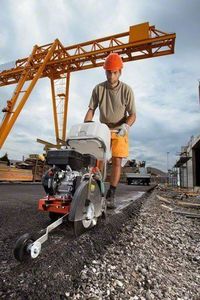 Norton Clipper CS451E PIŁA PILARKA PRZECINARKA ELEKTRYCZNA JEZDNA DROGOWA DO BETONU ASFALTU BUDOWLANA 450mm 5.5kW 20