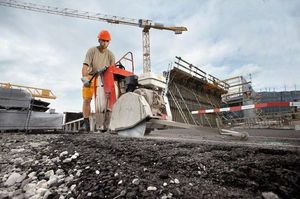 Norton Clipper NORTON CLIPPER Saw CS7.5 E PIŁA PILARKA PRZECINARKA ELEKTRYCZNA JEZDNA DROGOWA DO BETONU ASFALTU BUDOWLANA 800mm 10KM 18