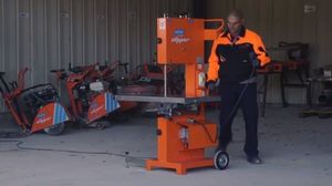 Norton Clipper NORTON CLIPPER CB311 PIŁA PILARKA PRZECINARKA TAŚMOWA MURARSKA STOŁOWA STOLIKOWA DO PUSTAKÓW BLOCZKÓW BUDOWLANA 1.5KW 230V 7