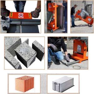 Norton Clipper NORTON CLIPPER CB311 PIŁA PILARKA PRZECINARKA TAŚMOWA MURARSKA STOŁOWA STOLIKOWA DO PUSTAKÓW BLOCZKÓW BUDOWLANA 1.5KW 230V 9