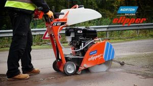 Norton Clipper NORTON CLIPPER CS451 D7 PIŁA PILARKA PRZECINARKA SPALINOWA JEZDNA DROGOWA DO BETONU ASFALTU BUDOWLANA 450mm 7KM HATZ 1B30 DIESEL 11