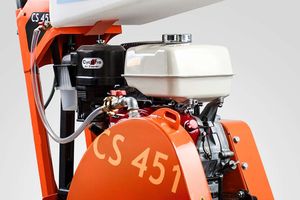 Norton Clipper NORTON CLIPPER CS451 D7 PIŁA PILARKA PRZECINARKA SPALINOWA JEZDNA DROGOWA DO BETONU ASFALTU BUDOWLANA 450mm 7KM HATZ 1B30 DIESEL 3