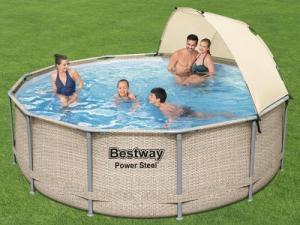 Bestway Basen stelażowy Power Steel 396cm (5614V) 2