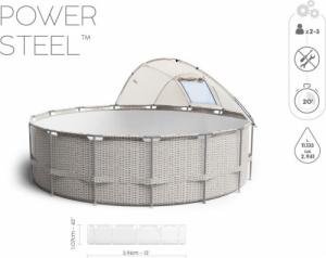 Bestway Basen stelażowy Power Steel 396cm (5614V) 4