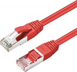 MicroConnect CAT6A S/FTP 1.5m Red LSZH 1