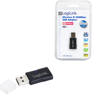 Karta sieciowa LogiLink WLAN 300MBit USB 2.0 Micro 1T2R WL0086A 4